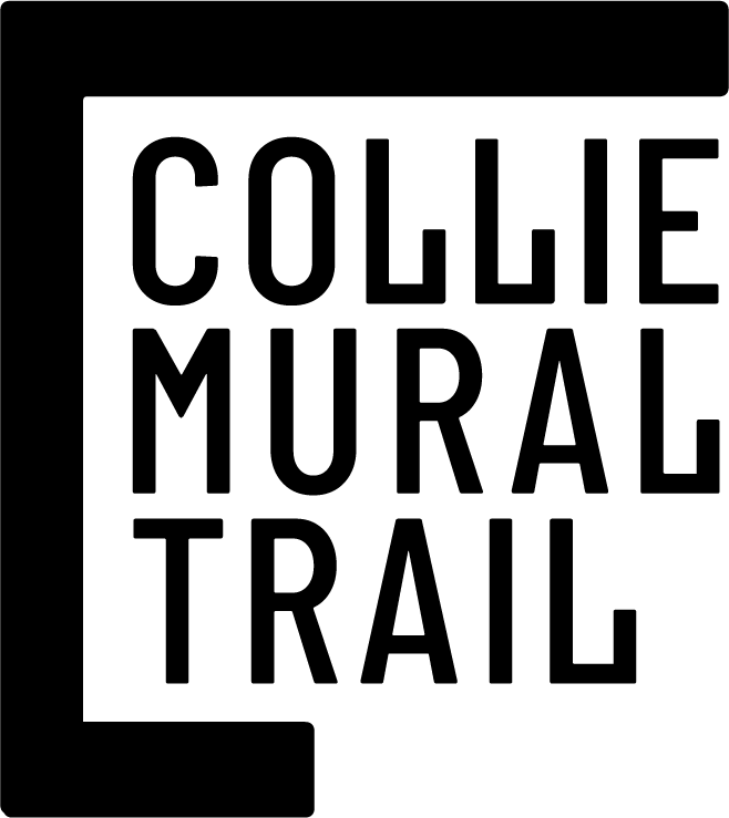 Collie Mural Trail Logo