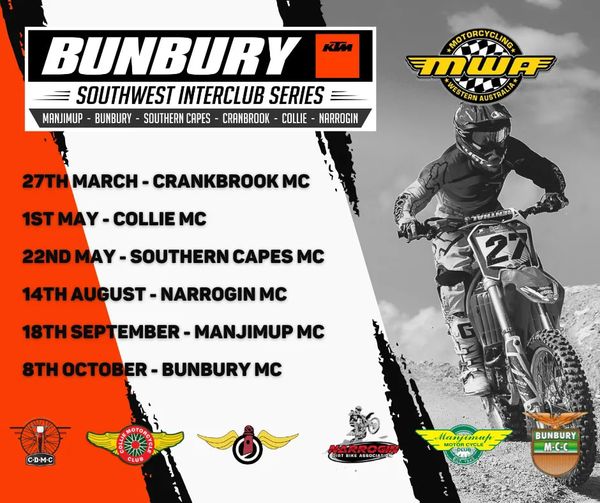 Southwest Interclub Series @ Collie Motorcycle Club