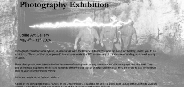 "Ghosts of the Underground" Photography Exhibition @ Collie Art Gallery