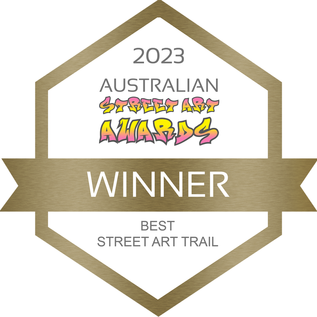 2023 Street Art Awards - Best Street Art Trail - Gold Winner Logo