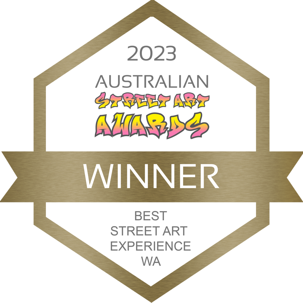 2023 Street Art Awards - Best WA Experience - Gold Winner Logo