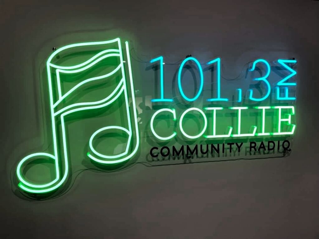 Collie-Community-Radio_signage_FB_2025_01
